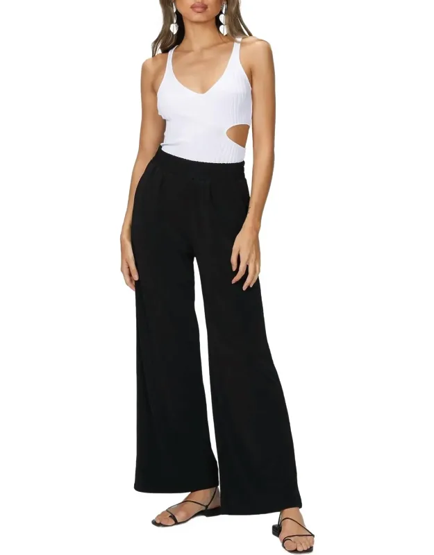 Wide Leg Pocket Pants
