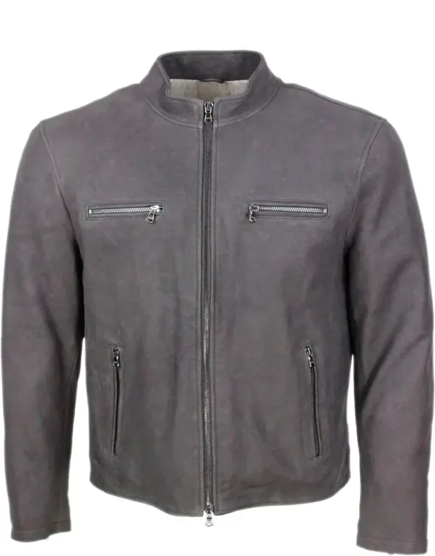 Barba Jacket - Soft And Fine Leather, Lightly Padded