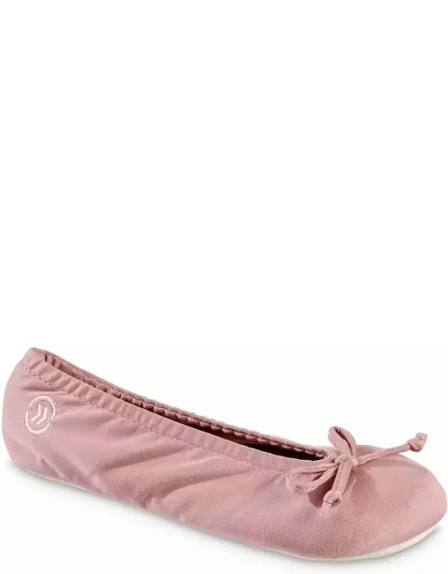 Stretch Satin Eco Comfort Ballerina Slippers