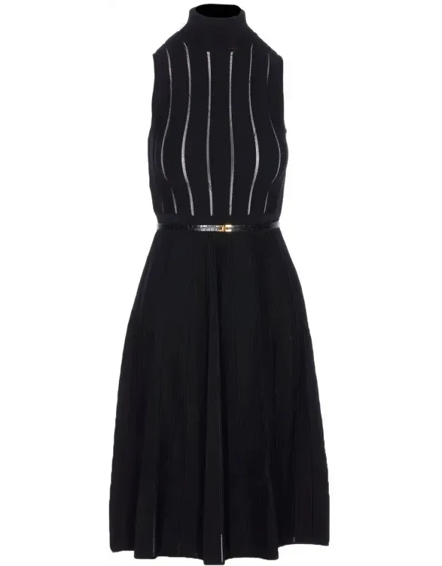 Dress High Neck Sleeveless