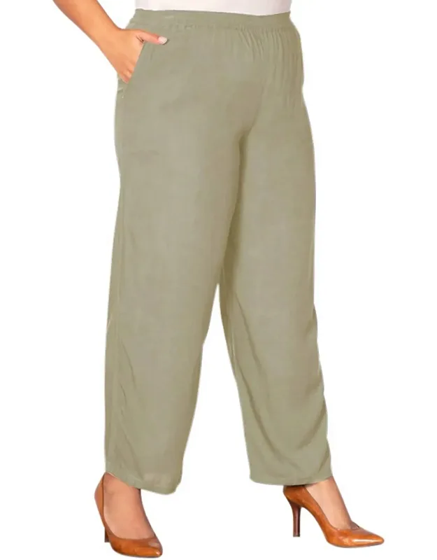 Essential Wide Leg Rayon Pants