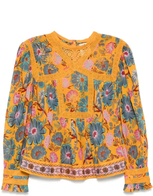Short Sleeve Collar Blouse