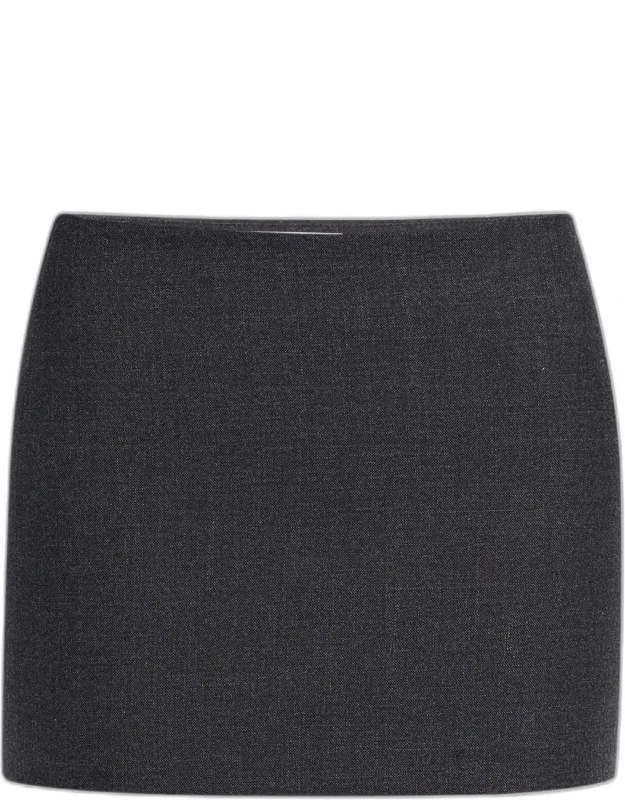 Wool Mini Skirt