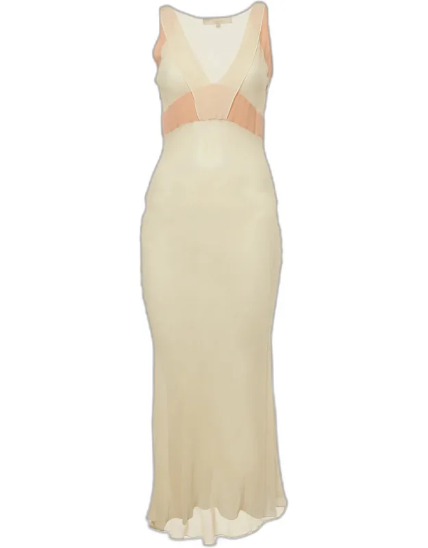 Silk Sleeveless Maxi Dress