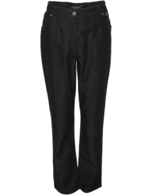 Denim Crystal Embellished Jeans