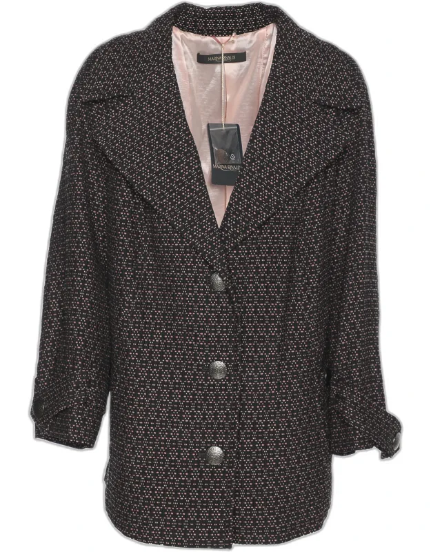 Patterned Jacquard Knit Blazer