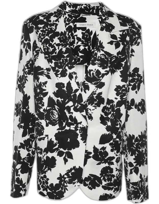 Ottoman Print Single Breasted Blazer