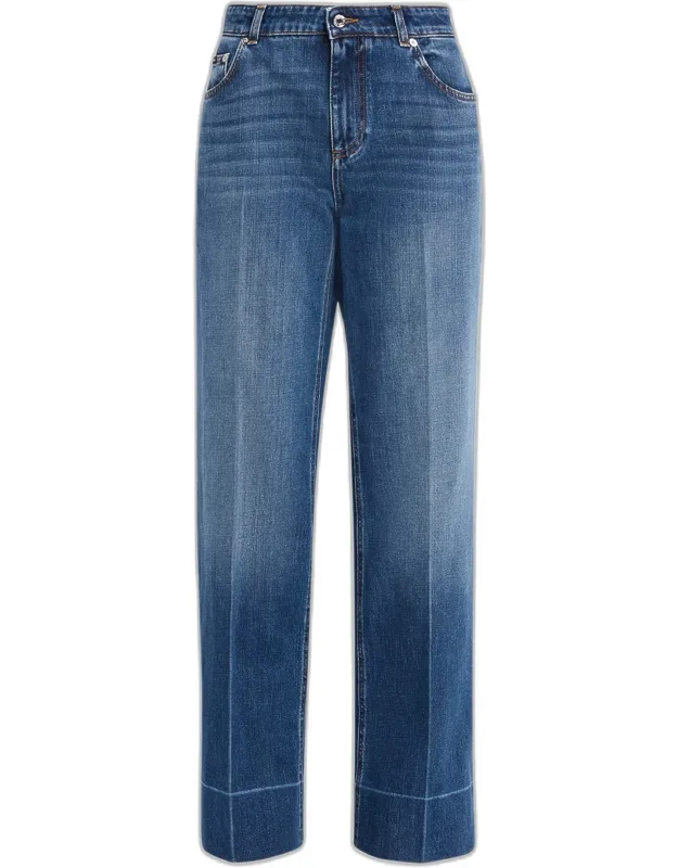 Straight-leg Jeans