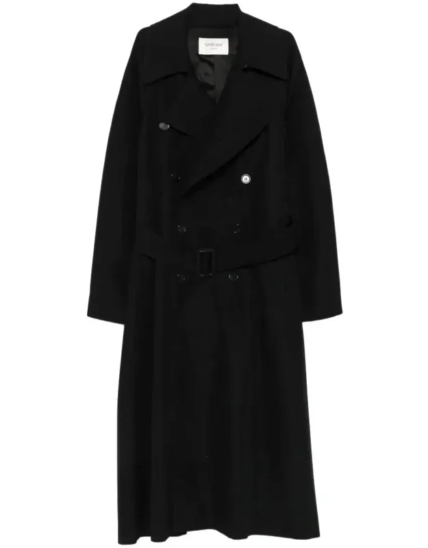 Double-breasted Long Coat
