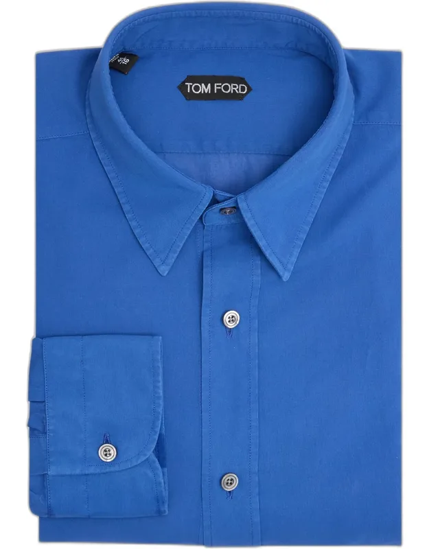 Refined Cotton Voile Fluid-fit Shirt