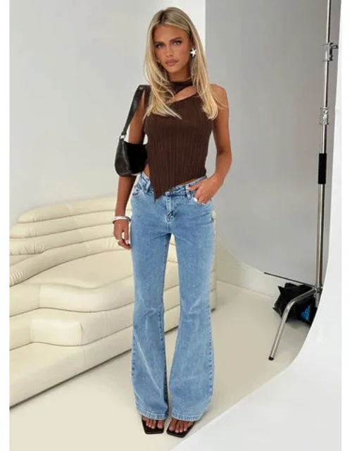Magic Mirror Mid Rise Bootleg Jeans