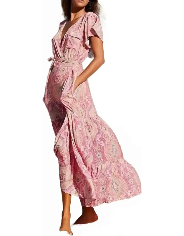 Barrie Paisley Maxi Dress