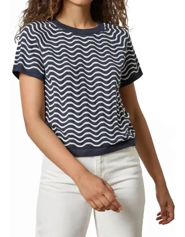 Stitch Short Sleeve Sweater