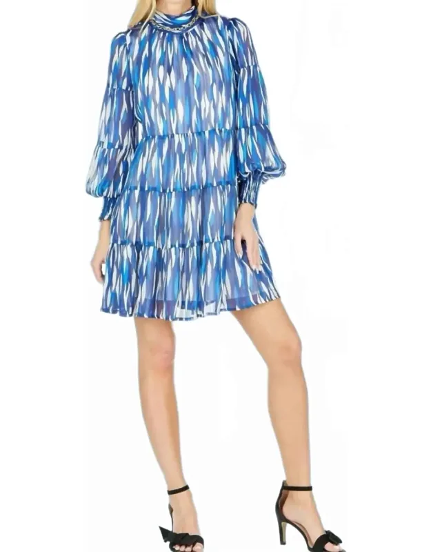Back Tie Neck Dress