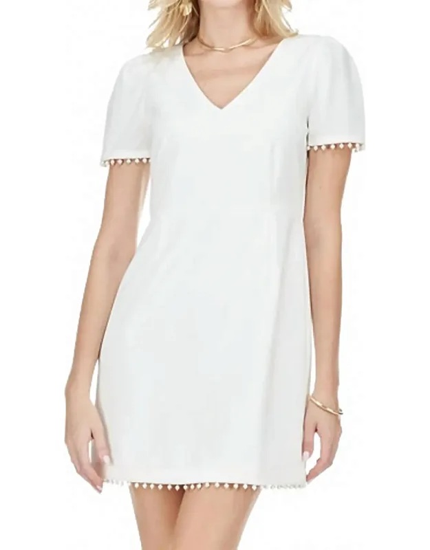 Pearl Trim Dress