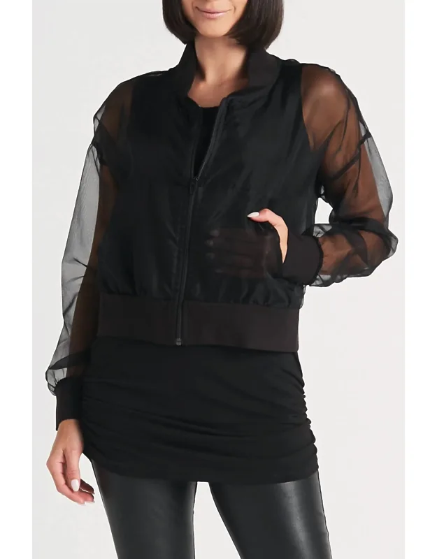 Organza Baseball Jacket