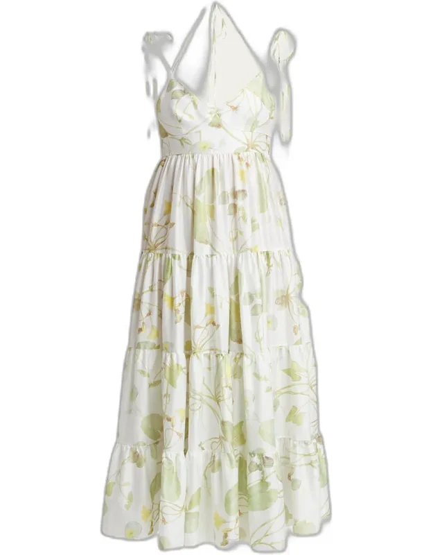 Fit-and-flare Maxi Dress