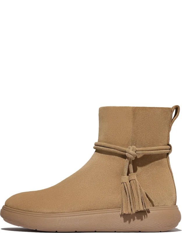 Tassel Suede Short Boots