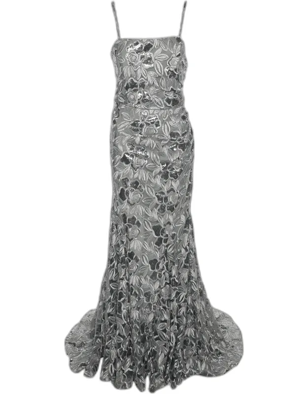 Sequin Mesh Embellished Dress