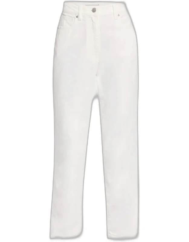 High-rise Denim Capris
