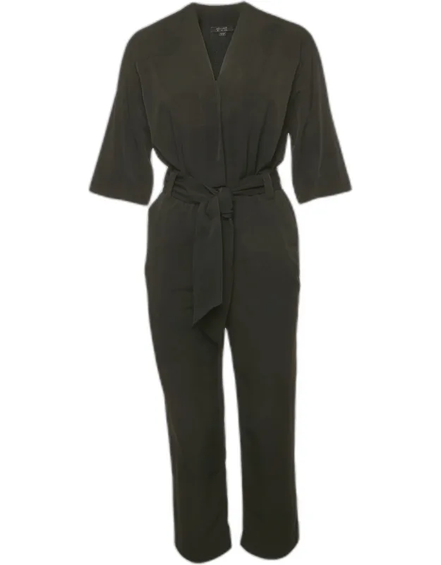 Cropped Belted Hailey Jumpsuit