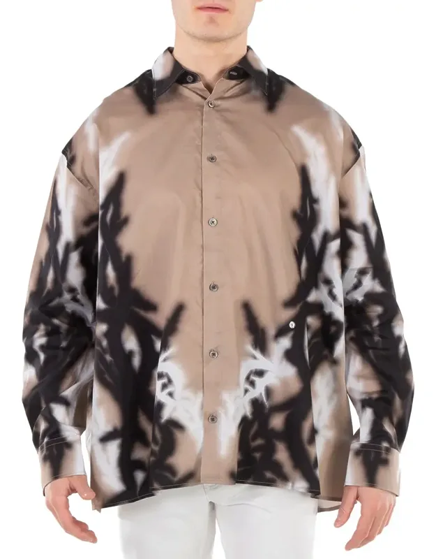 Illusion Thorn-print Shirt
