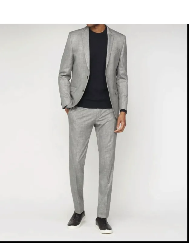 Burge Bi Stretch Slim Fit Suit Jacket