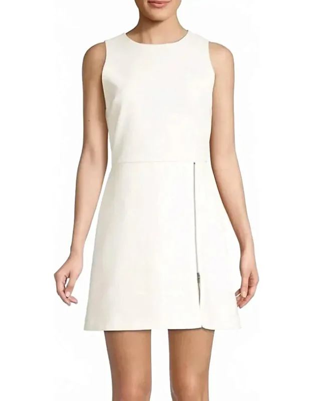 Zip Mini Dress
