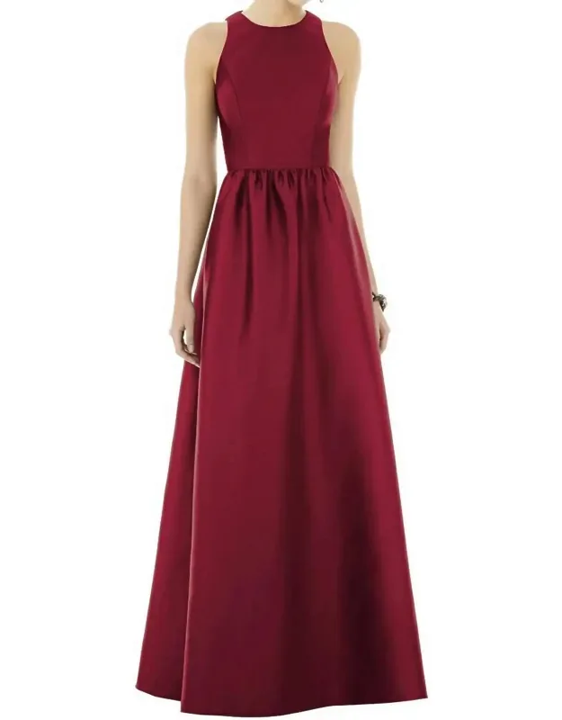 Sleeveless Keyhole Back Dress