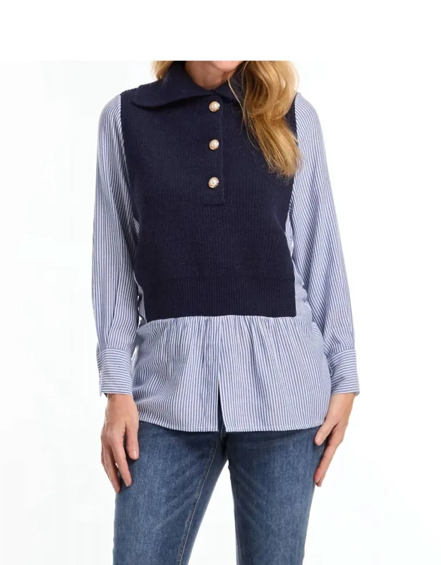 Mix Media Sweater