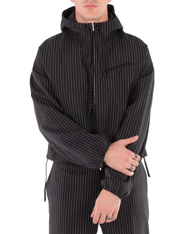 Drawstring Hooded Jacket