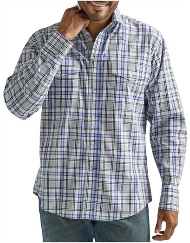 Wrinkle Resist Snap Shirt