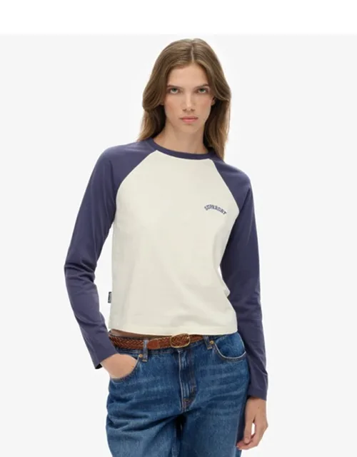 Essential Logo Long Sleeve Baseball Top