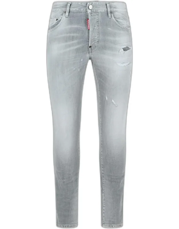 Skater Cotton Denim Jeans