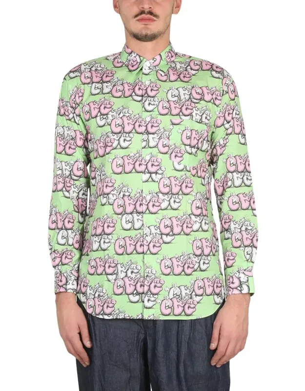 Shirt With Print X Kaws