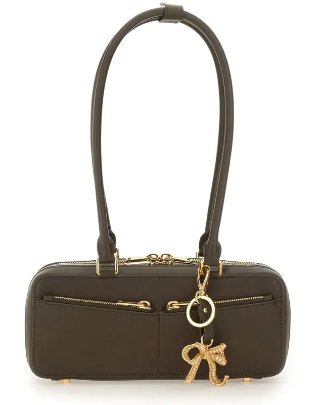 Baguette Shoulder Bag With Charm