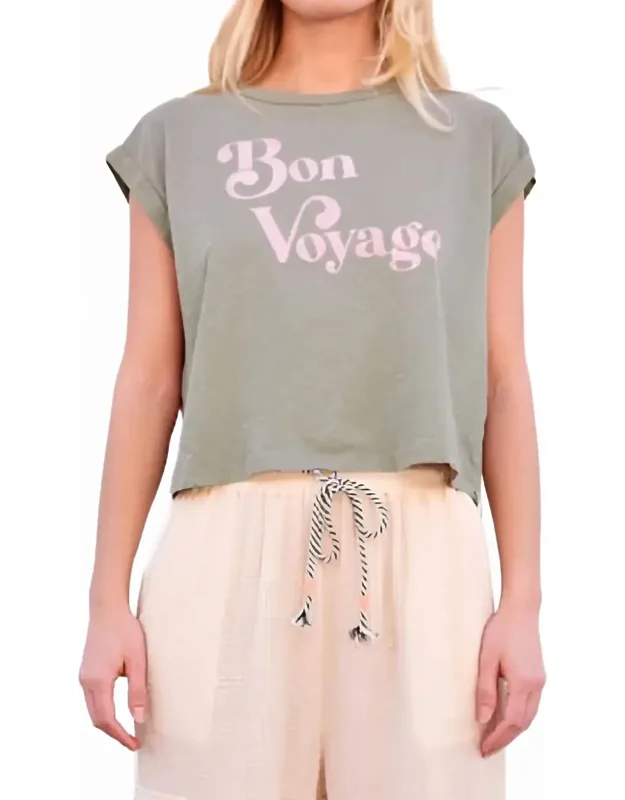 Bon Voyage Muscle Tank Top