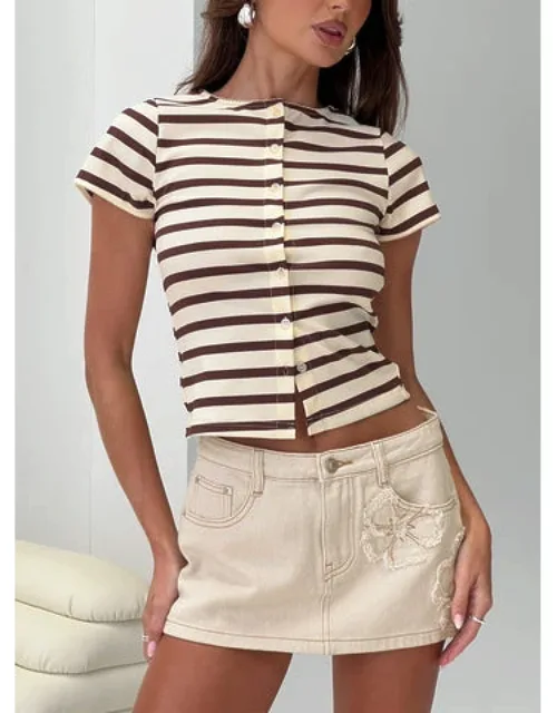 Marvella Button Up Top