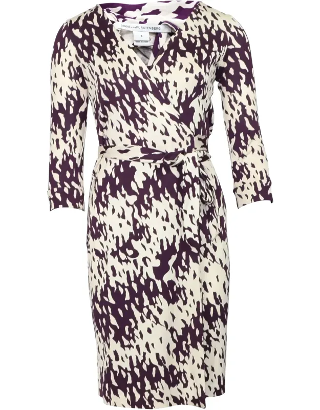 New Julian Printed Wrap Dress