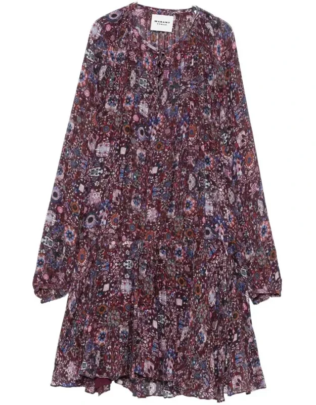 Floral-print Dress