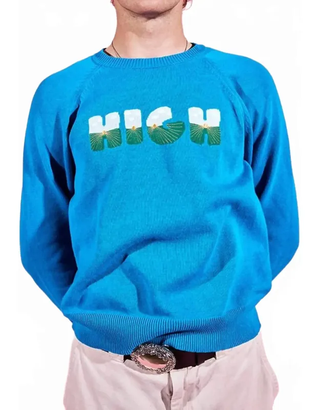 High Raglan Sleeve Sweater