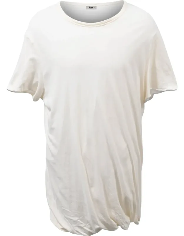 _acne Studios T-shirt In Cotton With Logo Detail_