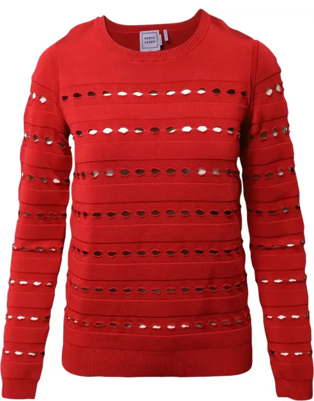 Stretch-knit Bandage Pullover