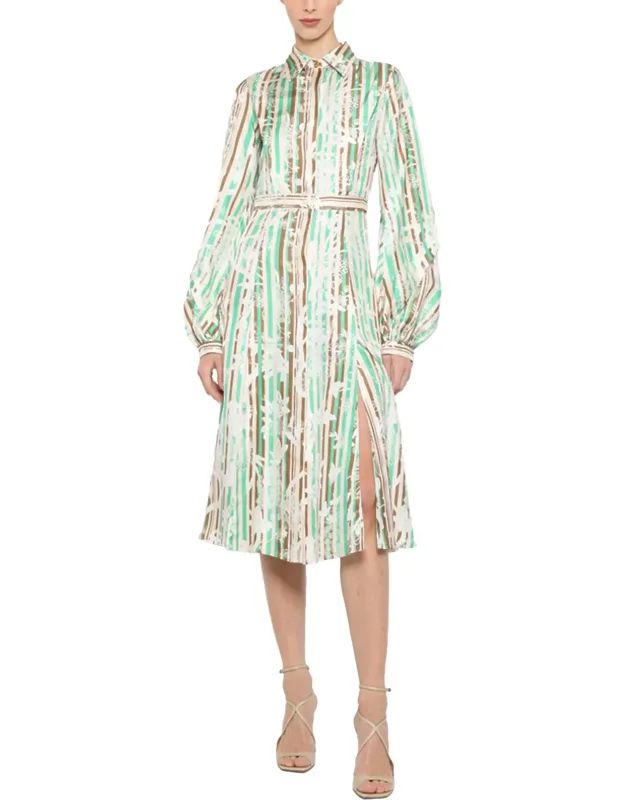 Poet Sleeve Shirt Dress