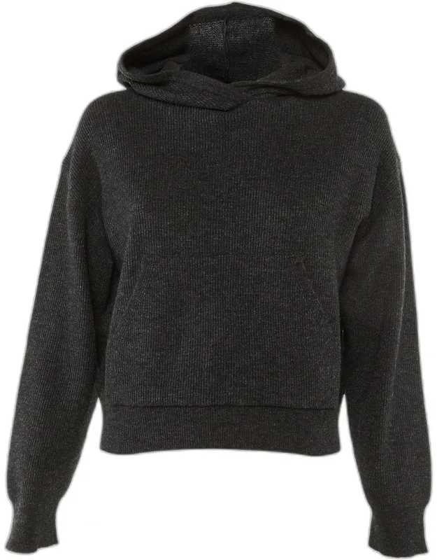 Wool Blend Hooded Sweater