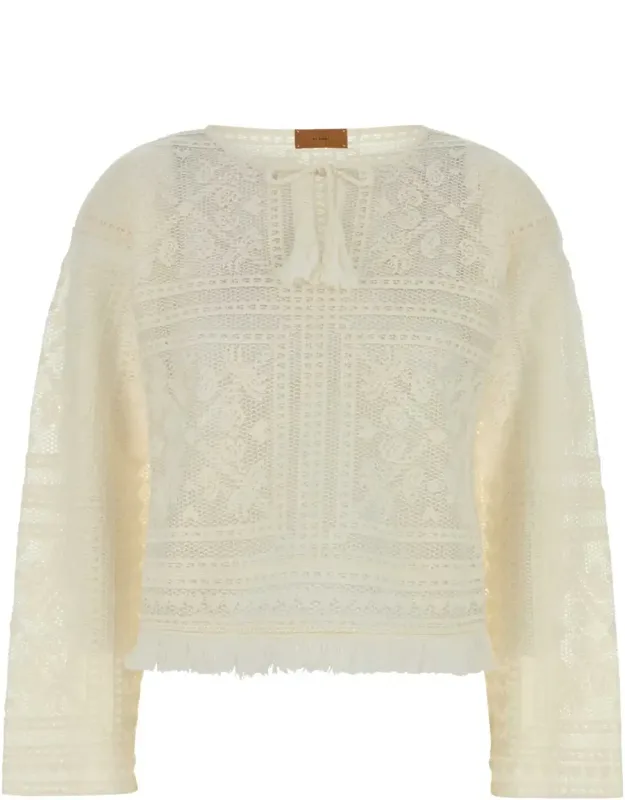 Crochet Kiss By The Book Sweater