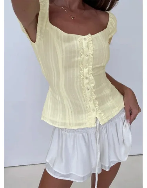 Gysella Off Shoulder Woven Top