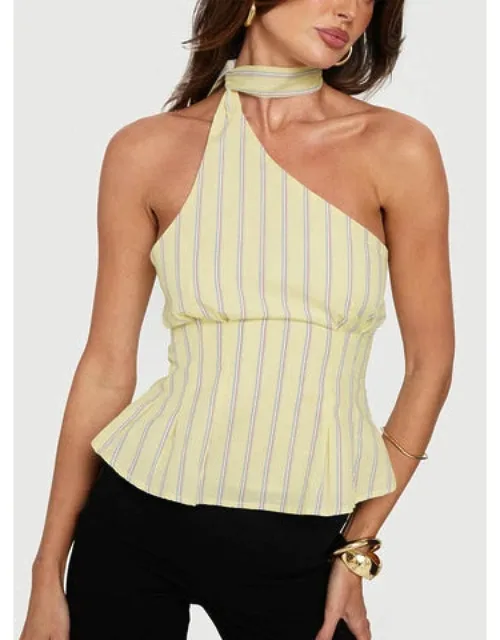Zukaia One Shoulder Scarf Top