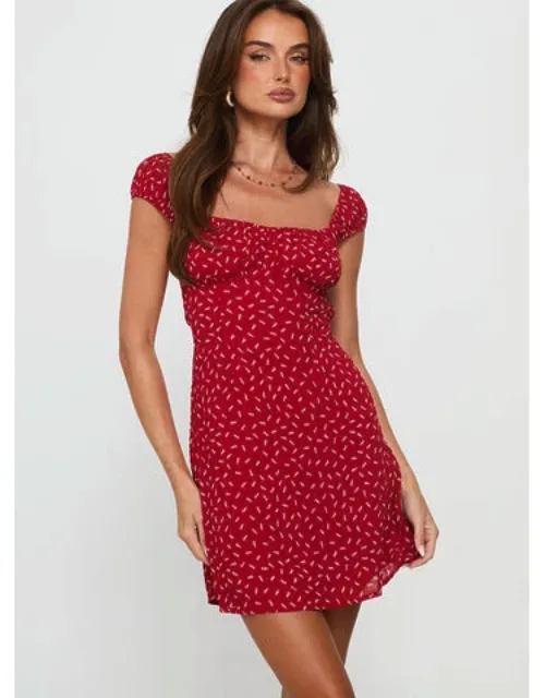 Tricia Cap Sleeve Mini Dress