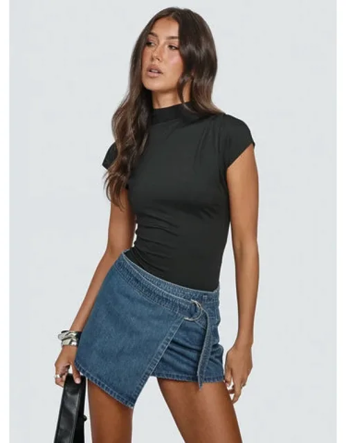 Wrap Mini Skirt